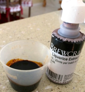 Small bottle of liquorice extract
