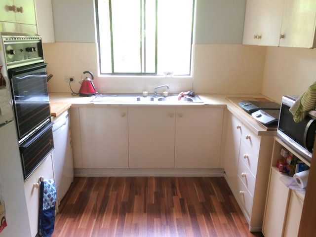 The original kitchen
